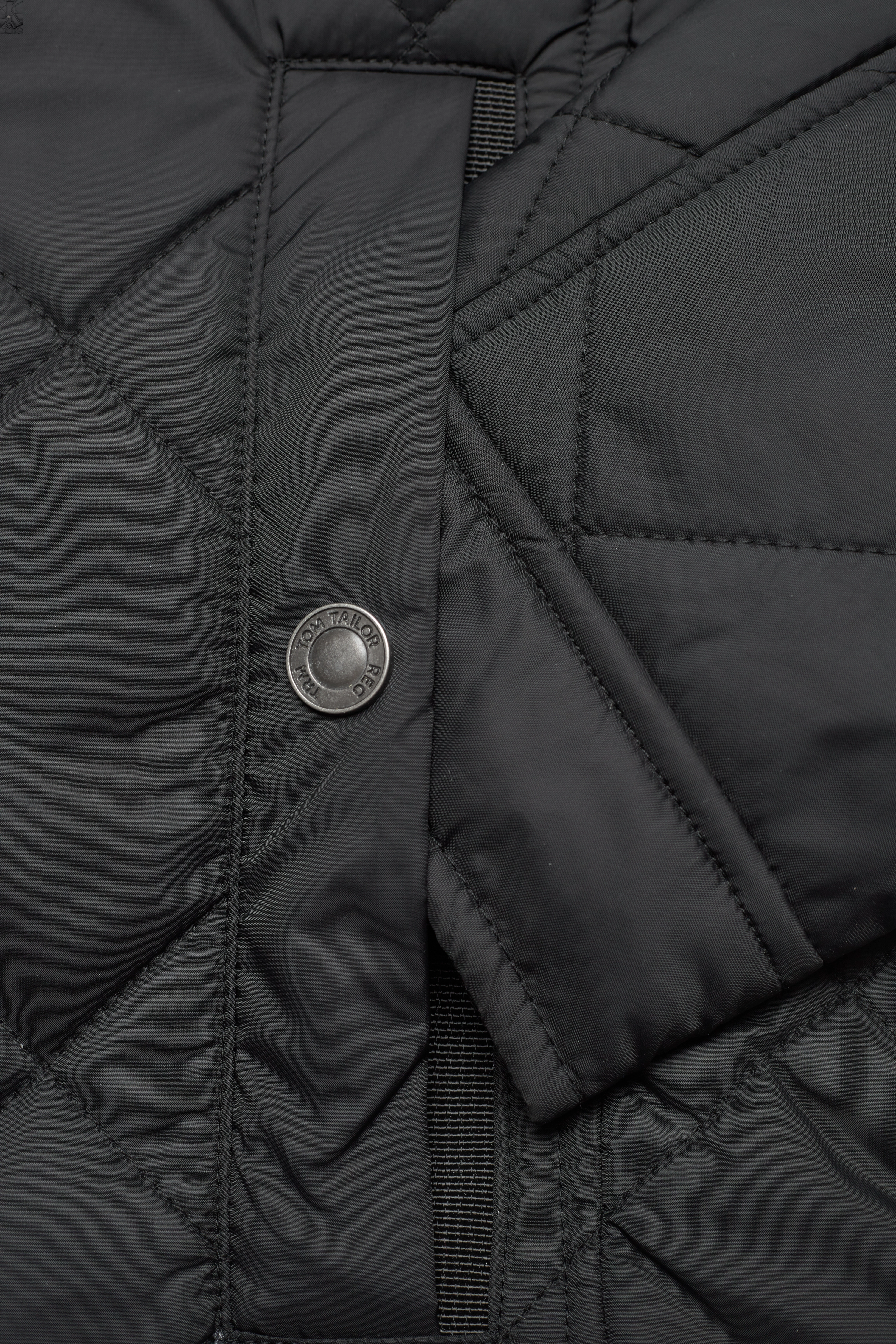 Tom Tailor - quilted biker jacket - black - 4