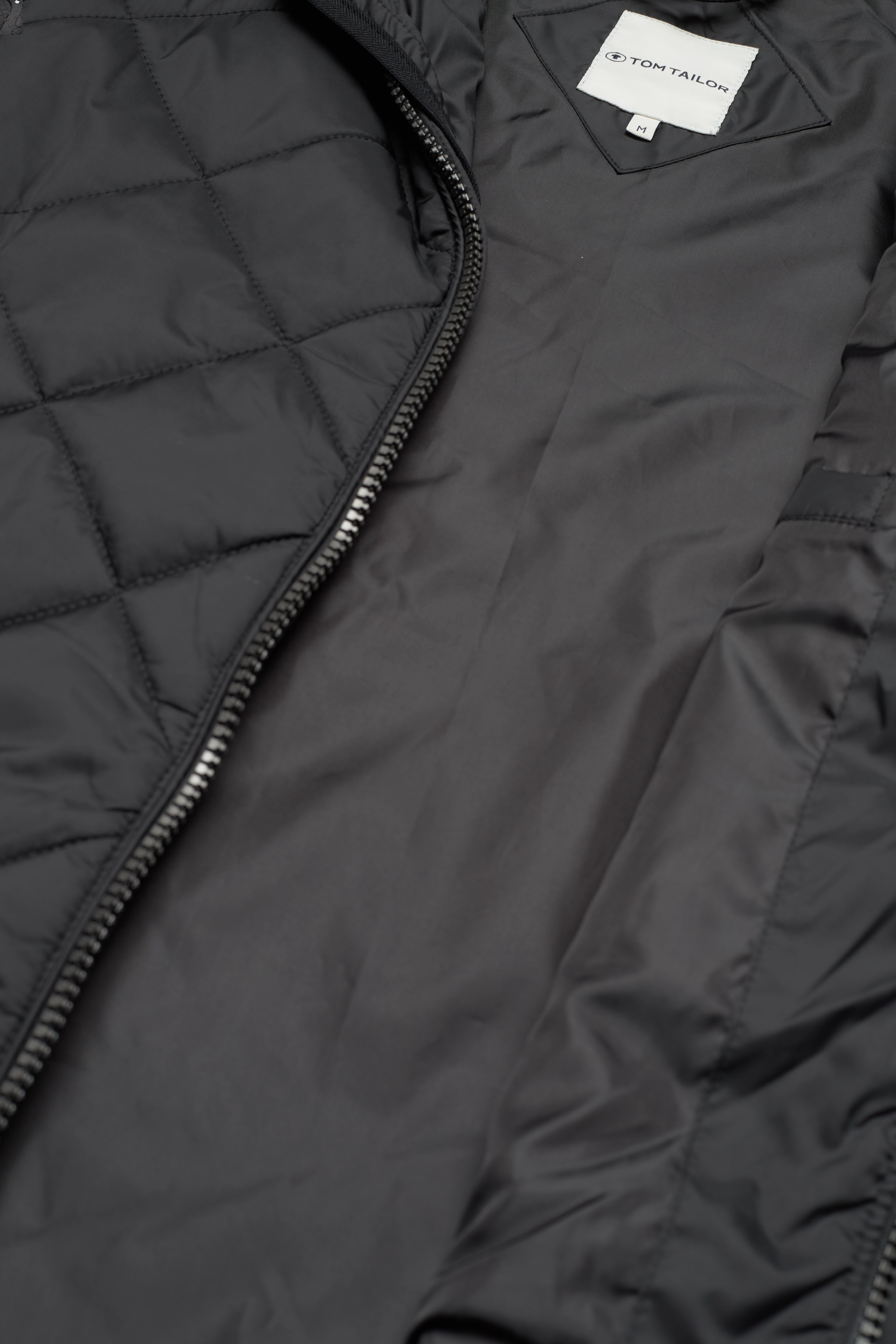 Tom Tailor - quilted biker jacket - black - 5