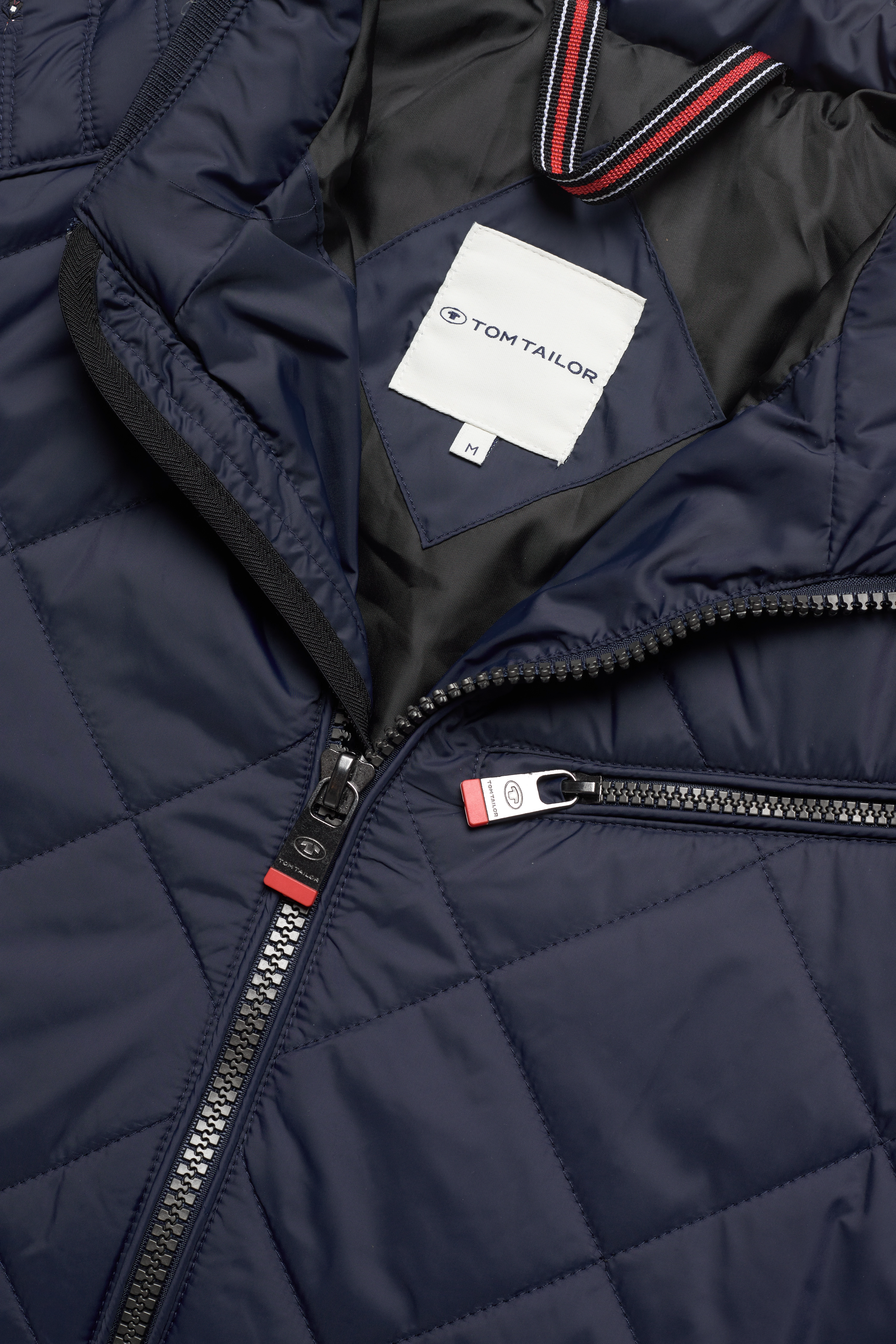 Tom Tailor - quilted biker jacket - sky captain blue - 3
