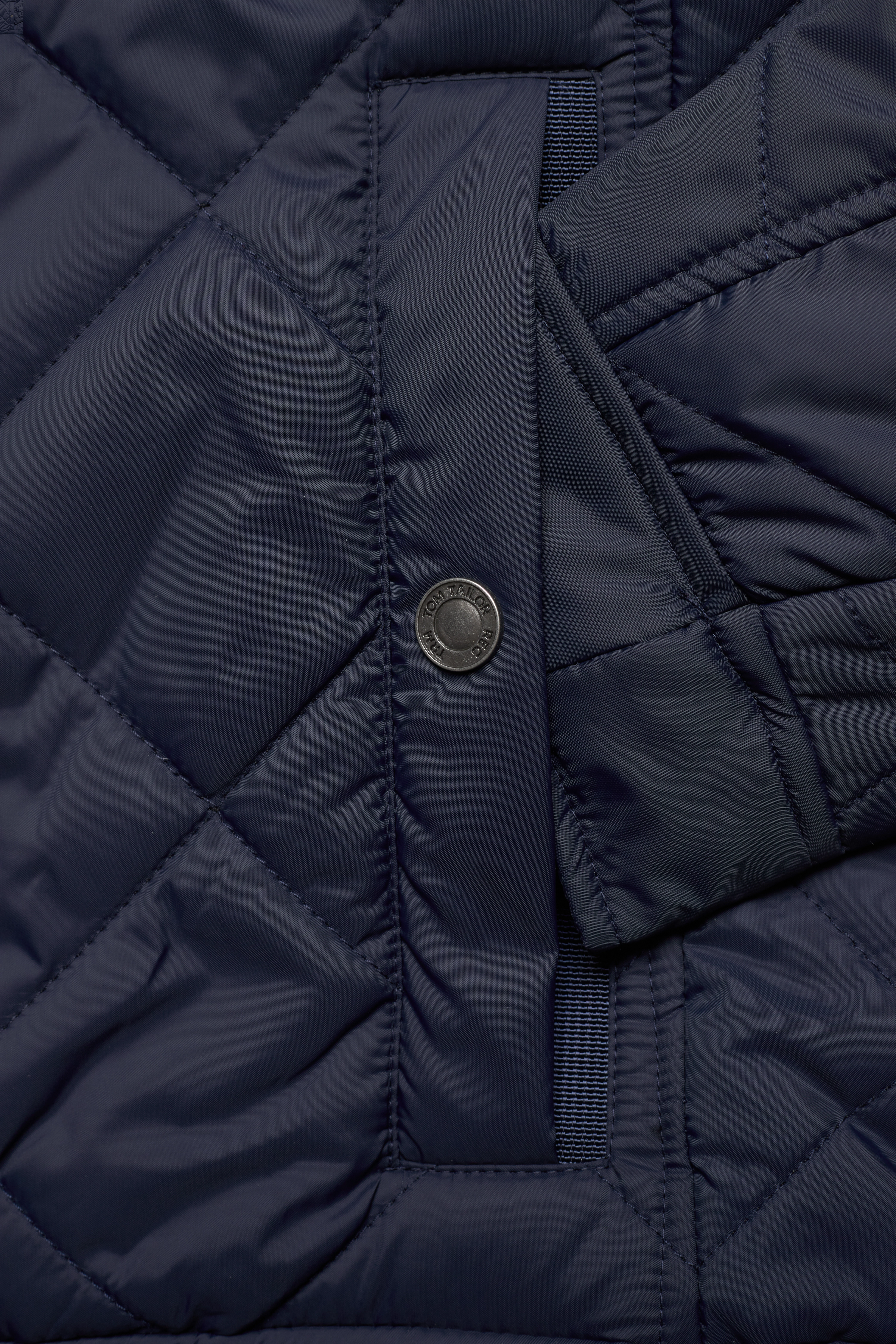 Tom Tailor - quilted biker jacket - sky captain blue - 4