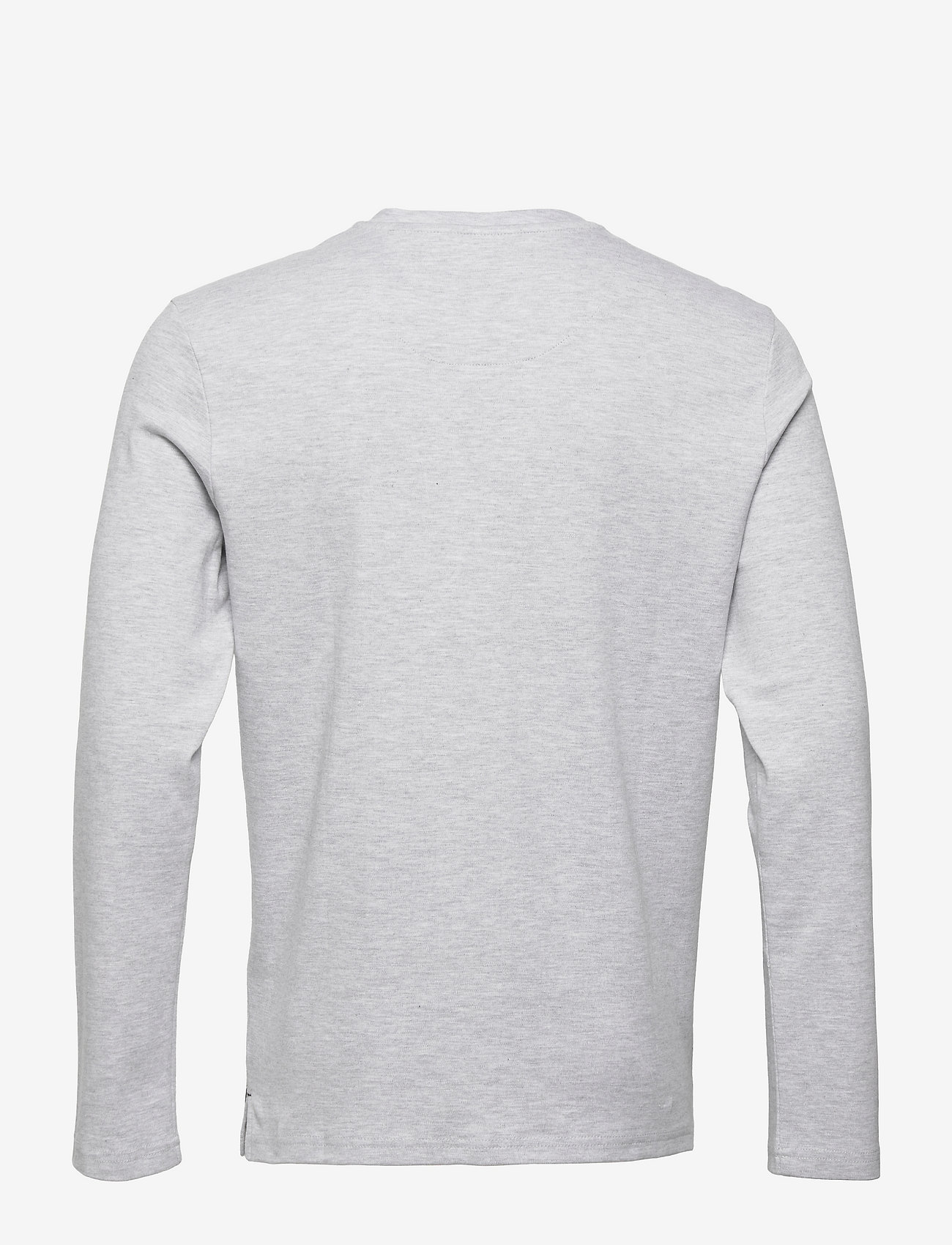 Tom Tailor - henley shirt - light stone grey melange - 1