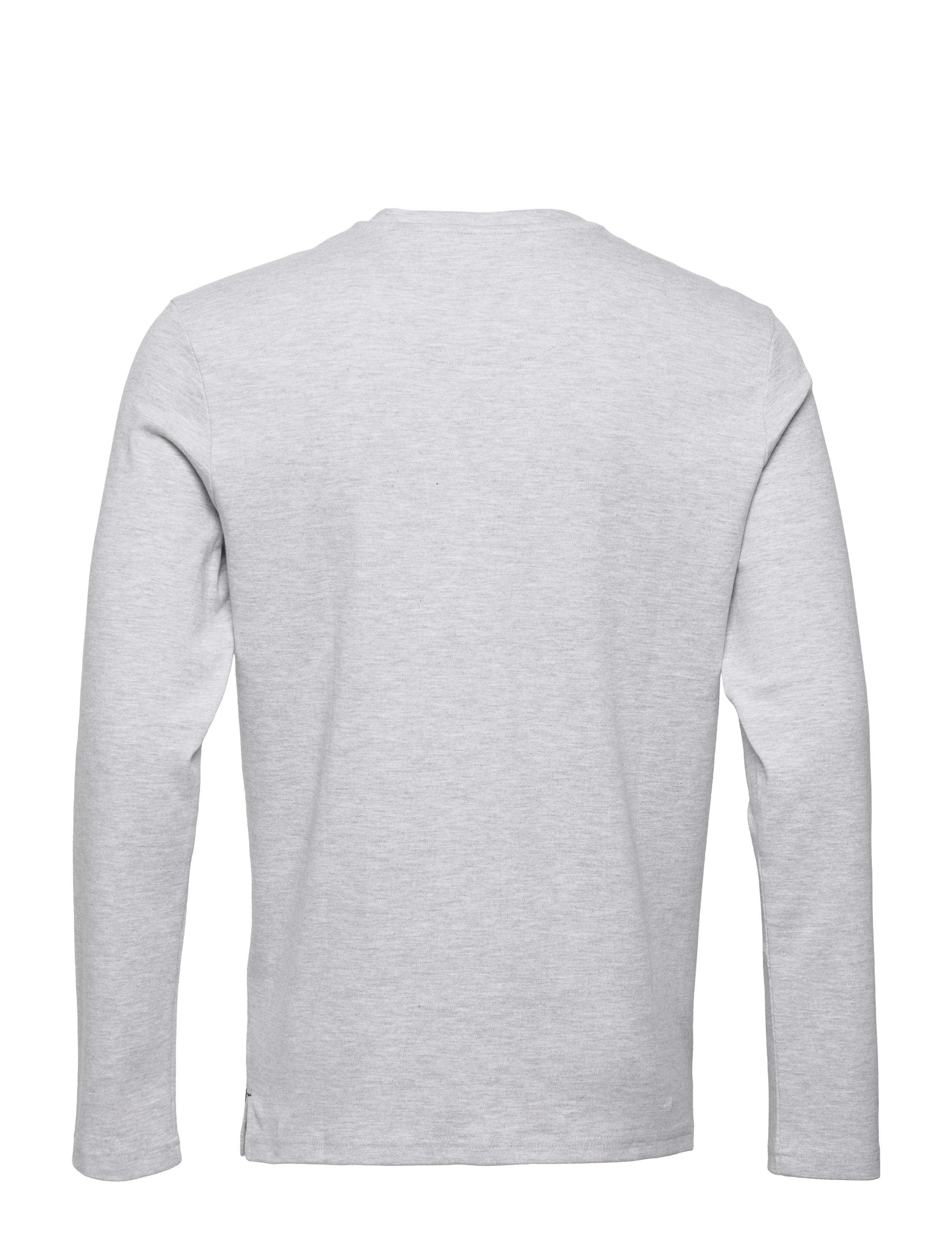 Tom Tailor - henley shirt - light stone grey melange - 1