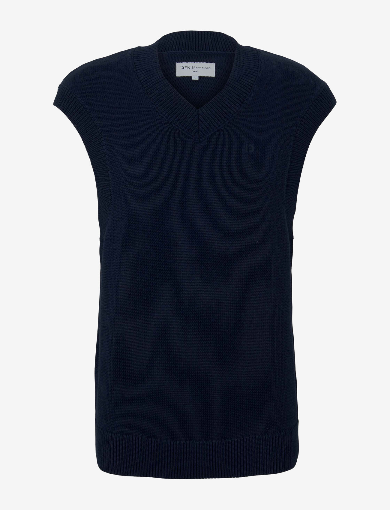 Tom Tailor - knitted pullunder - sky captain blue - 0