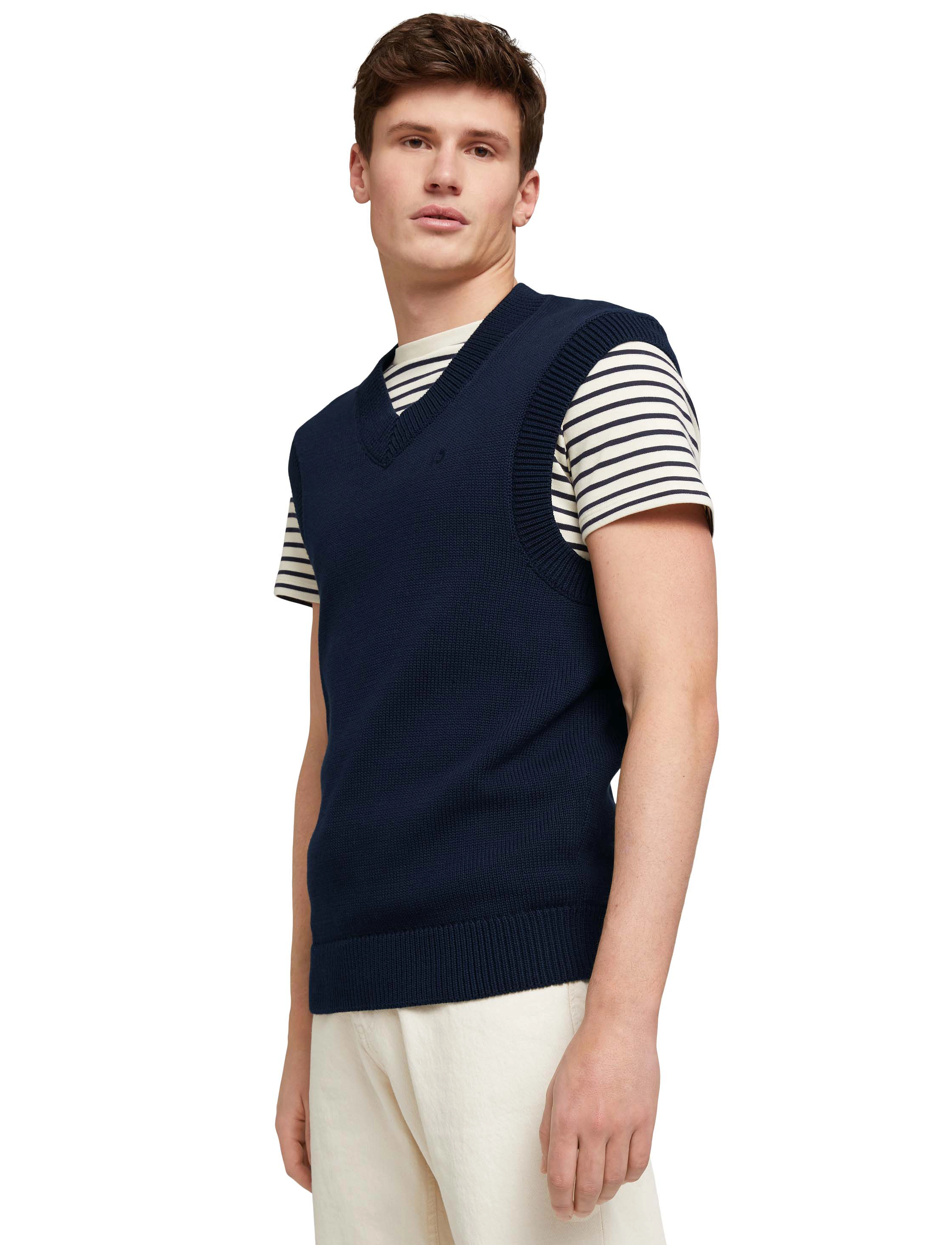 Tom Tailor - knitted pullunder - sky captain blue - 2