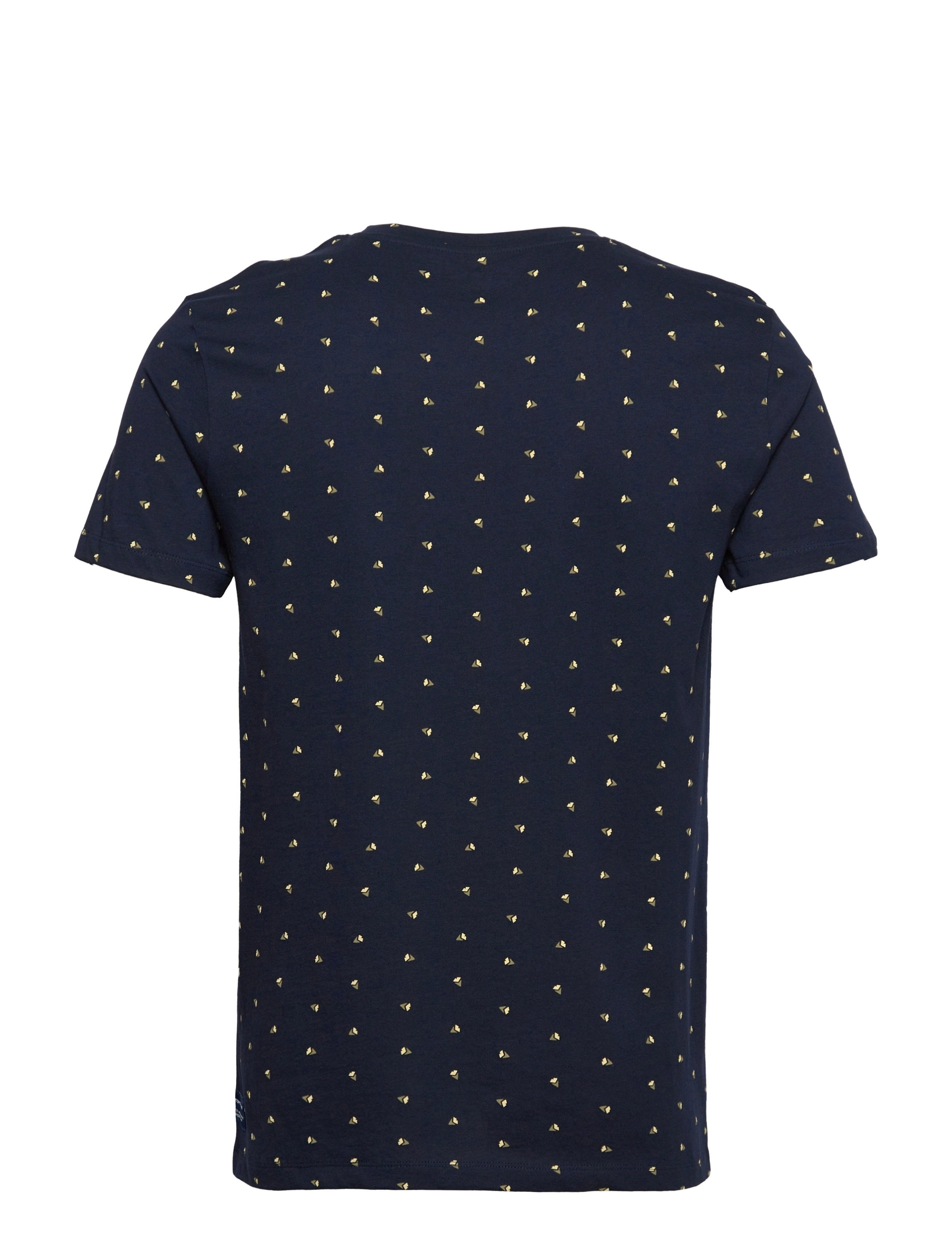 Tom Tailor - allover printed t-shirt - navy abstract flower print - 1