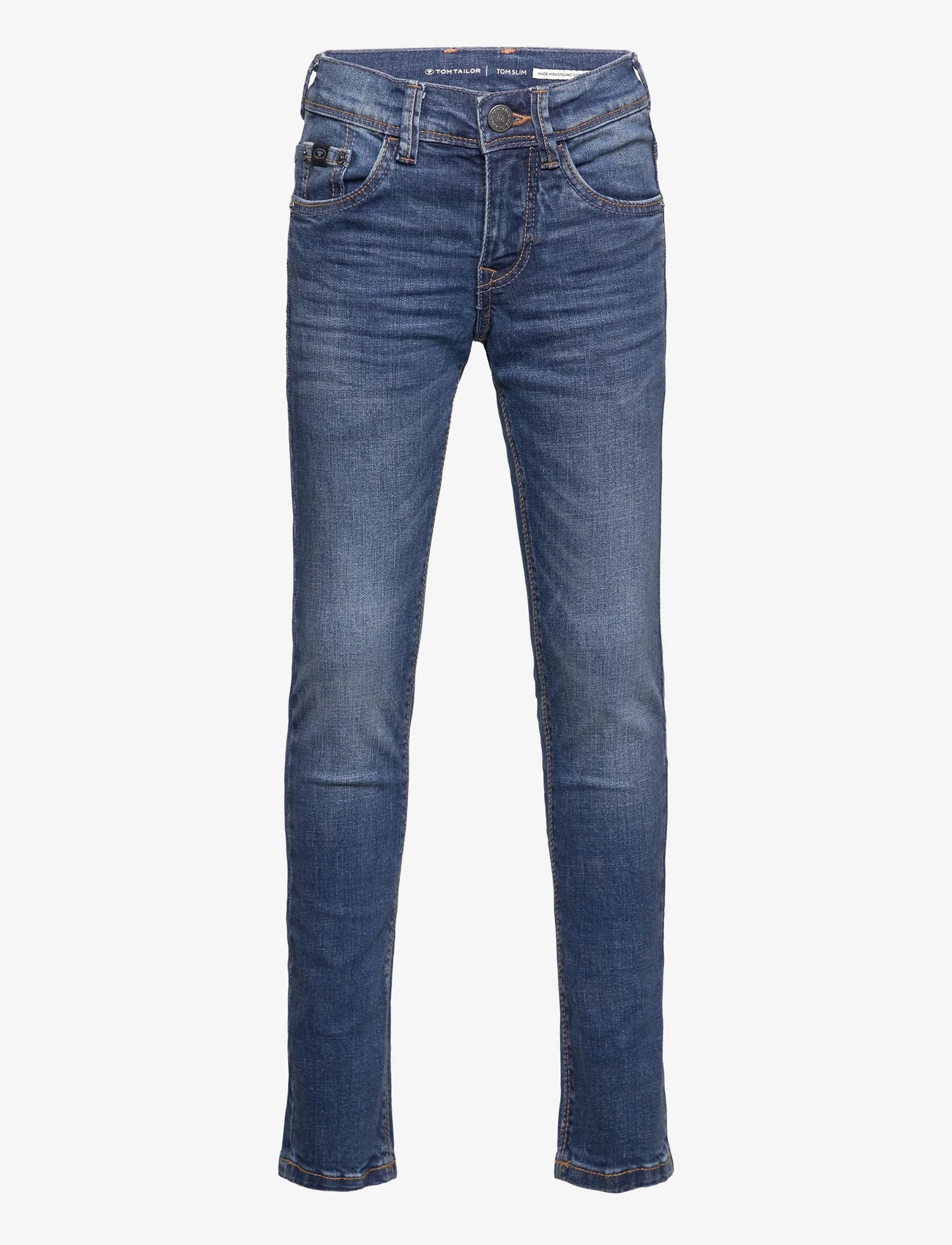 Tom Tailor - tom slim denim - skinny jeans - used mid stone blue denim - 0