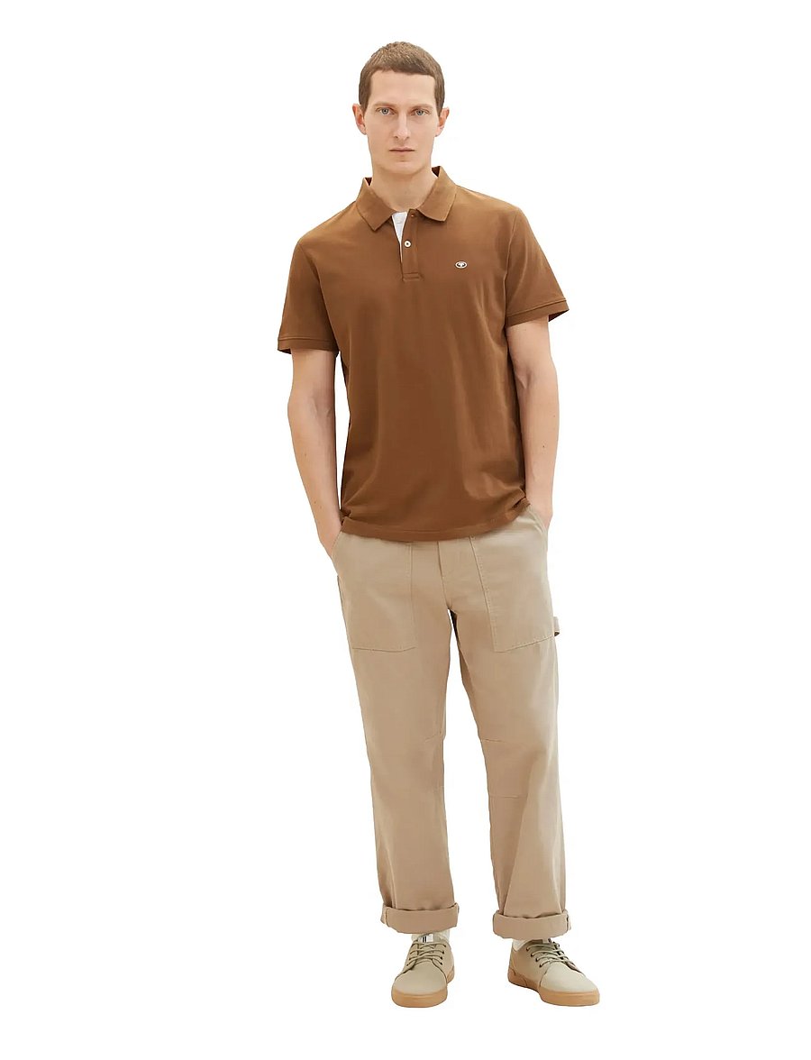 Tom Tailor - basic polo with contrast - kurzärmelig - dark palm - 2