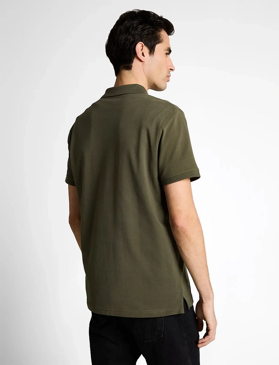 Tom Tailor - basic polo with contrast - short-sleeved polos - deep leaf green - 2