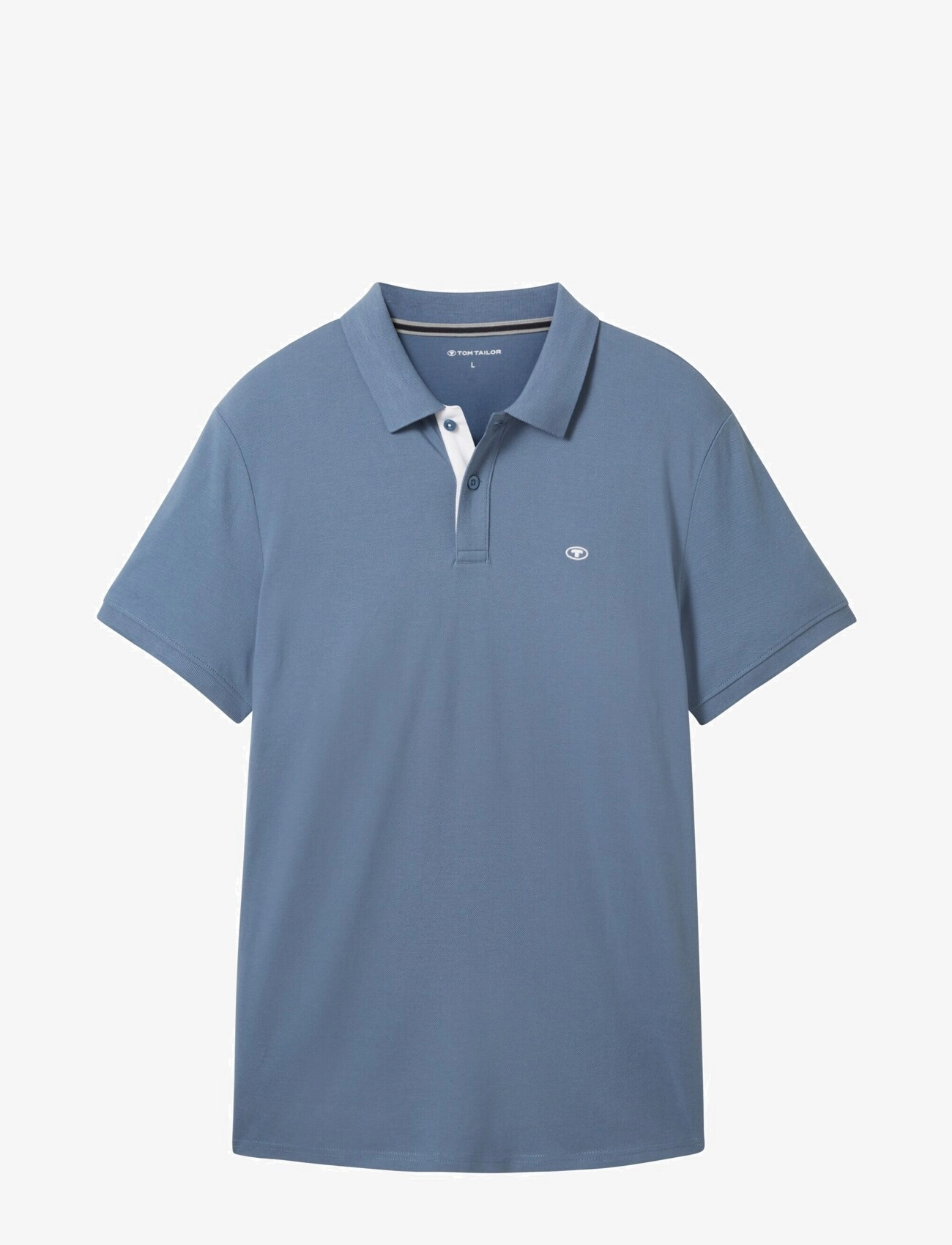 TOM TAILOR Basic Polo With Contrast Blau - XXL - Herren
