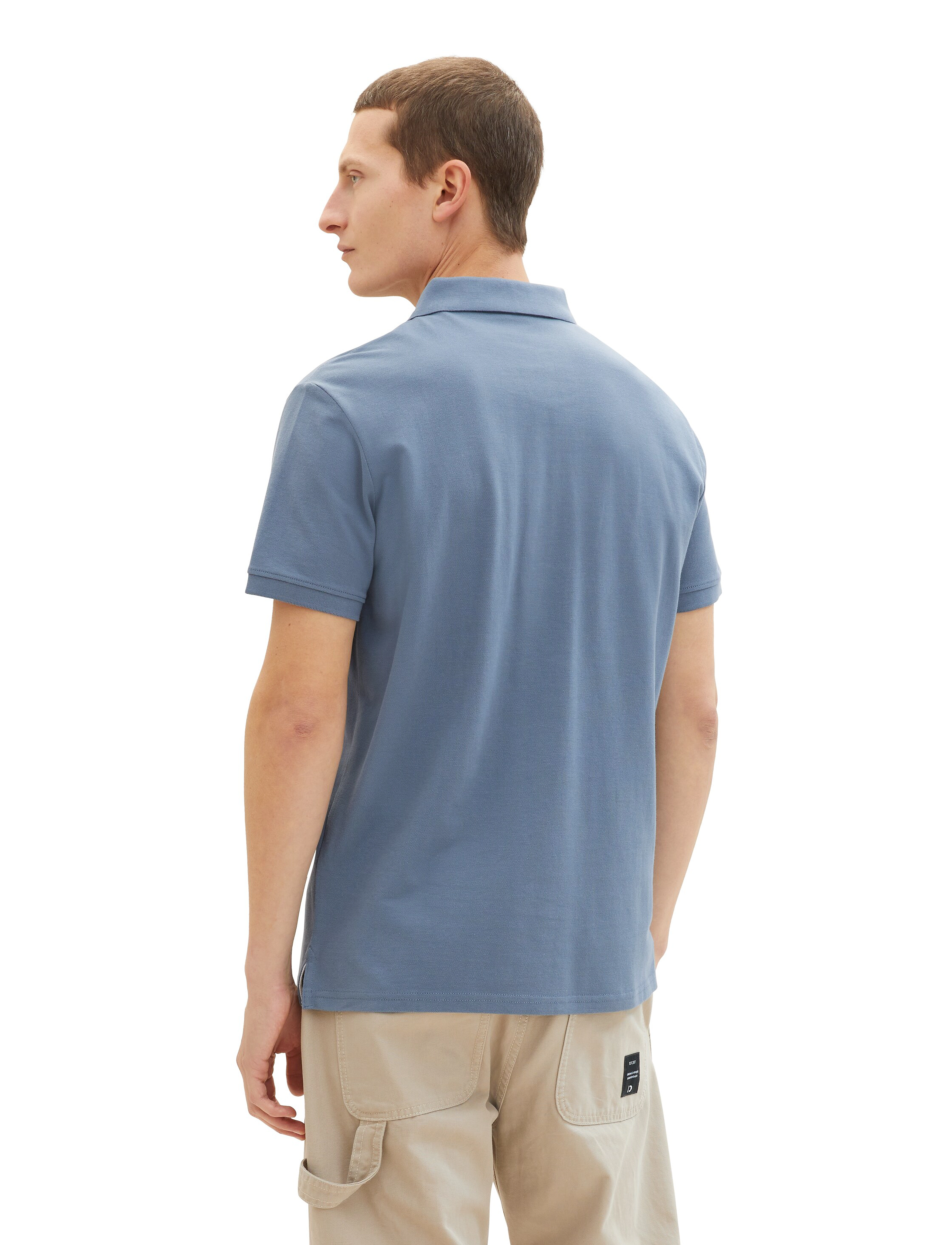 Tom Tailor - basic polo with contrast - kortärmade pikéer - gravel grey - 3