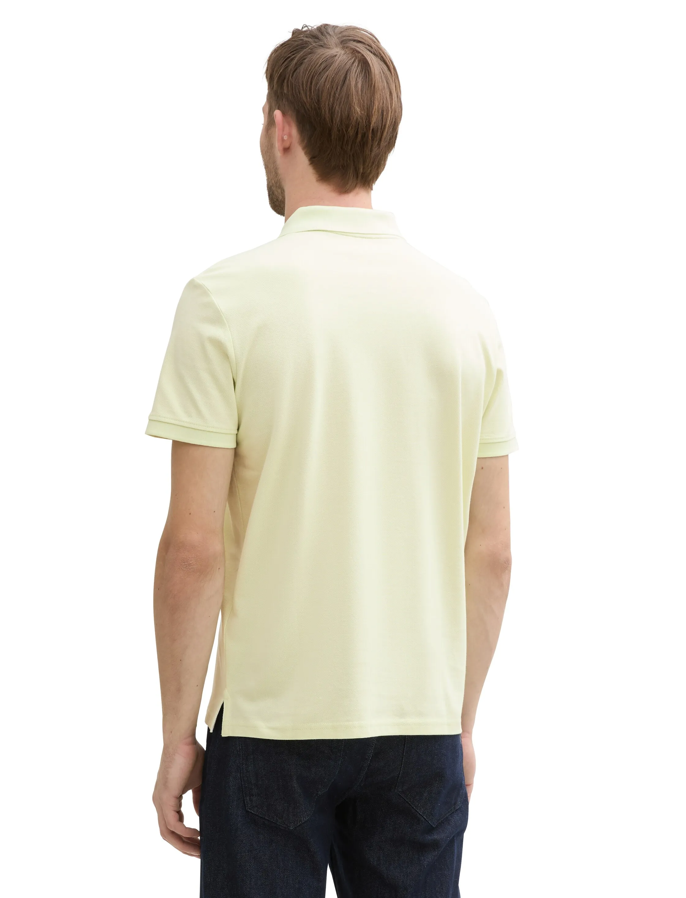 Tom Tailor - basic polo with contrast - lowest prices - lime cream green - 2
