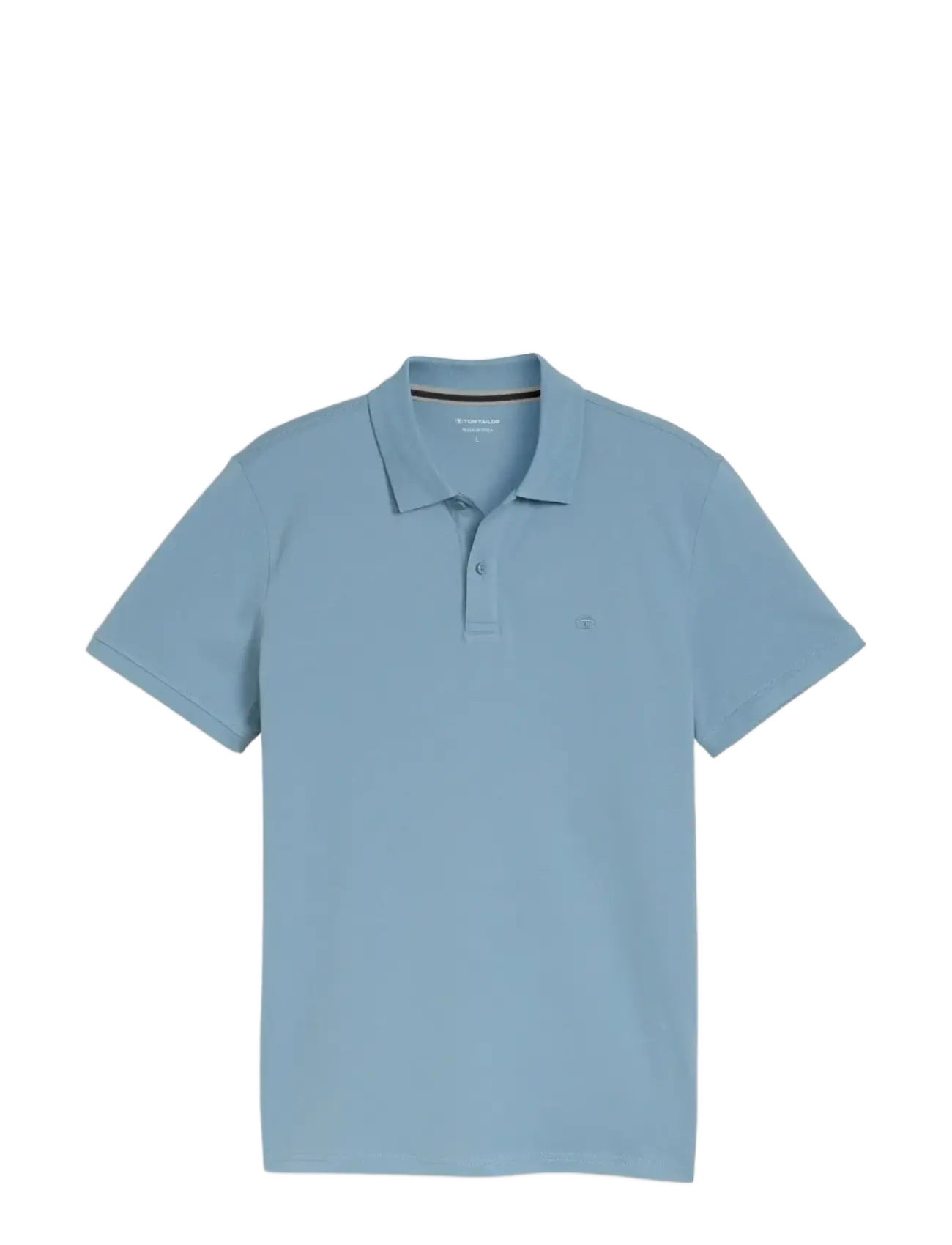 TOM TAILOR Basic Polo With Contrast Blau - L - Herren