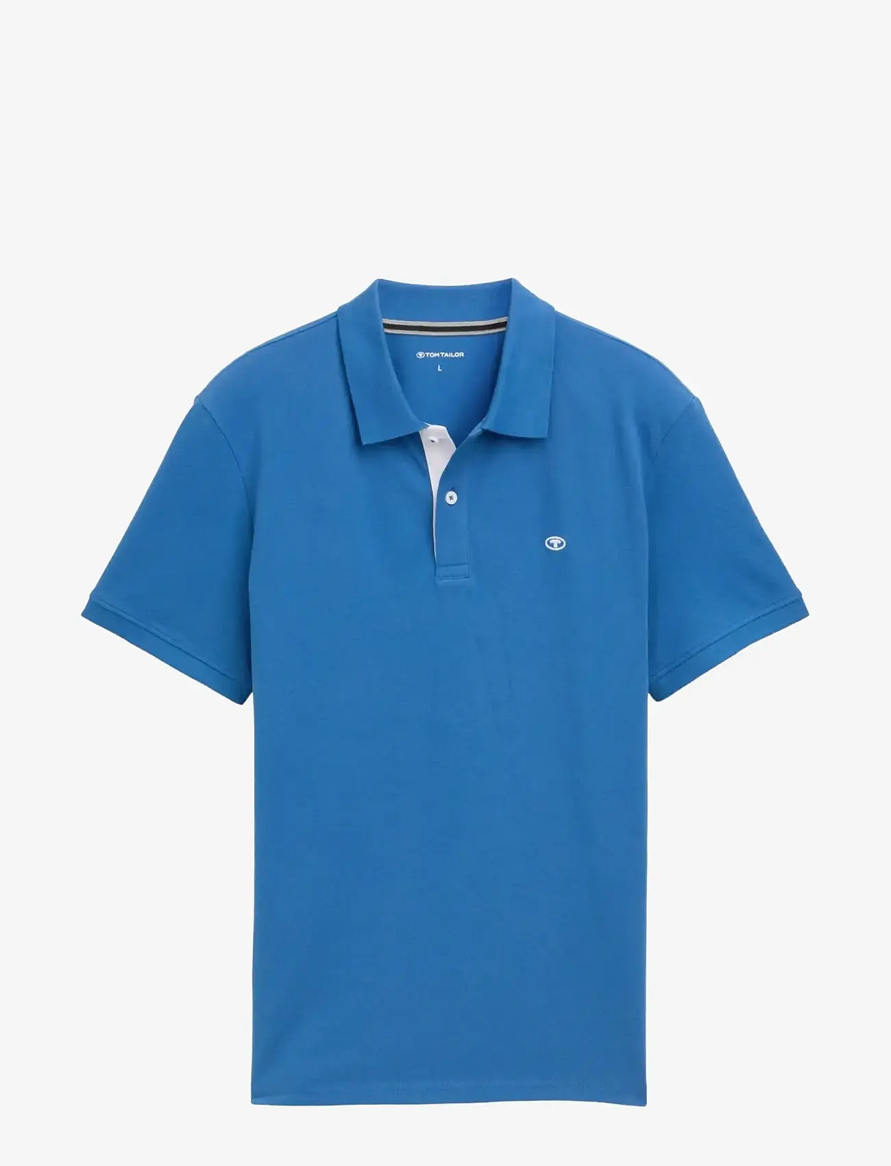 Tom Tailor - basic polo with contrast - kurzärmelig - sapphire blue - 1