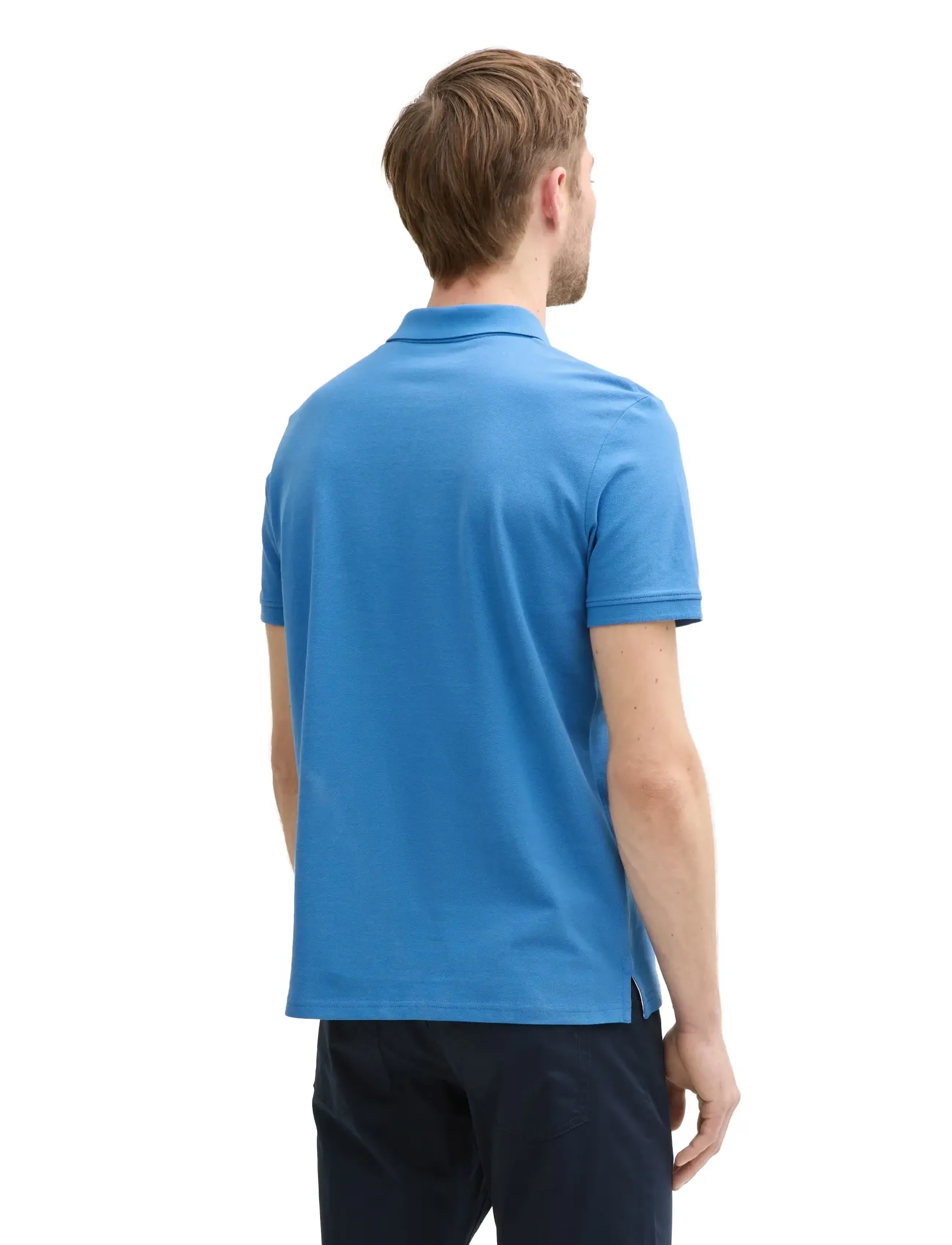 Tom Tailor - basic polo with contrast - short-sleeved polos - sapphire blue - 2