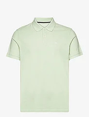 Tom Tailor - basic polo with contrast - laveste priser - tender sea green - 0