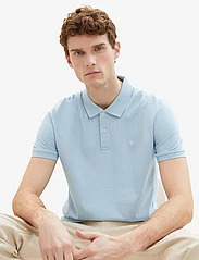 Tom Tailor - basic polo with contrast - lägsta priserna - washed out middle blue - 2