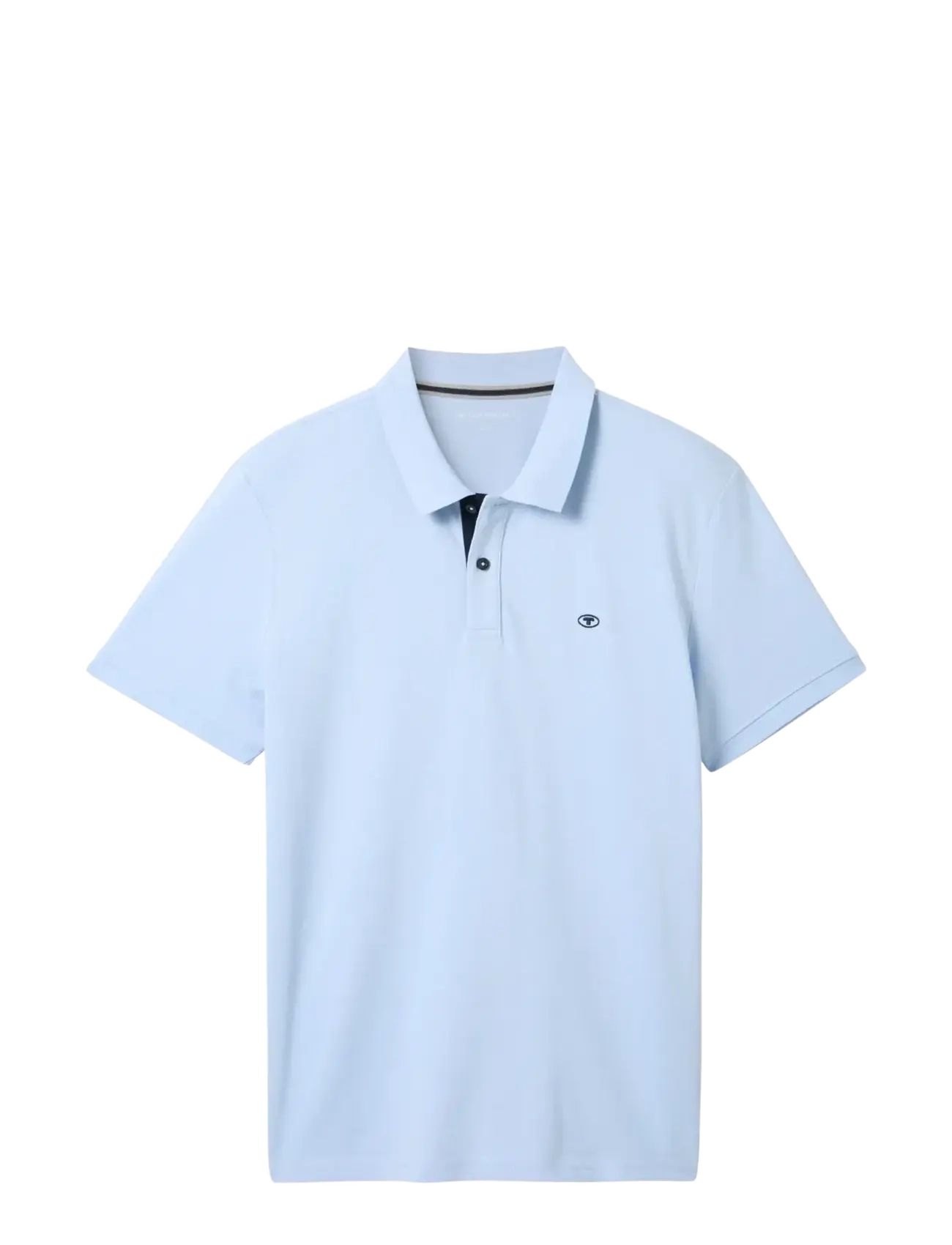 Tom Tailor basic polo with contrast - Poloer - WINDSURF BLUE / blue