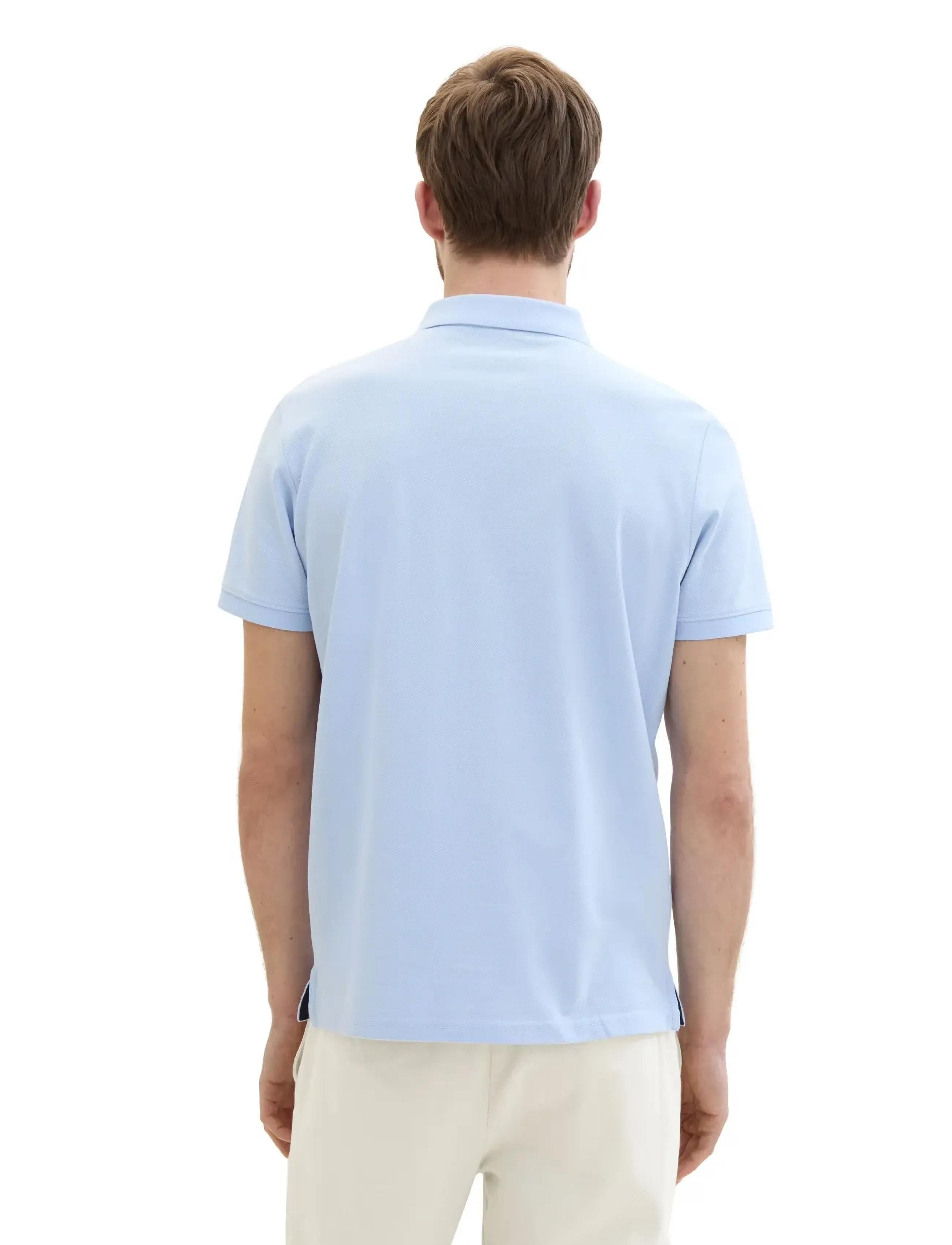 Tom Tailor - basic polo with contrast - short-sleeved polos - windsurf blue - 2