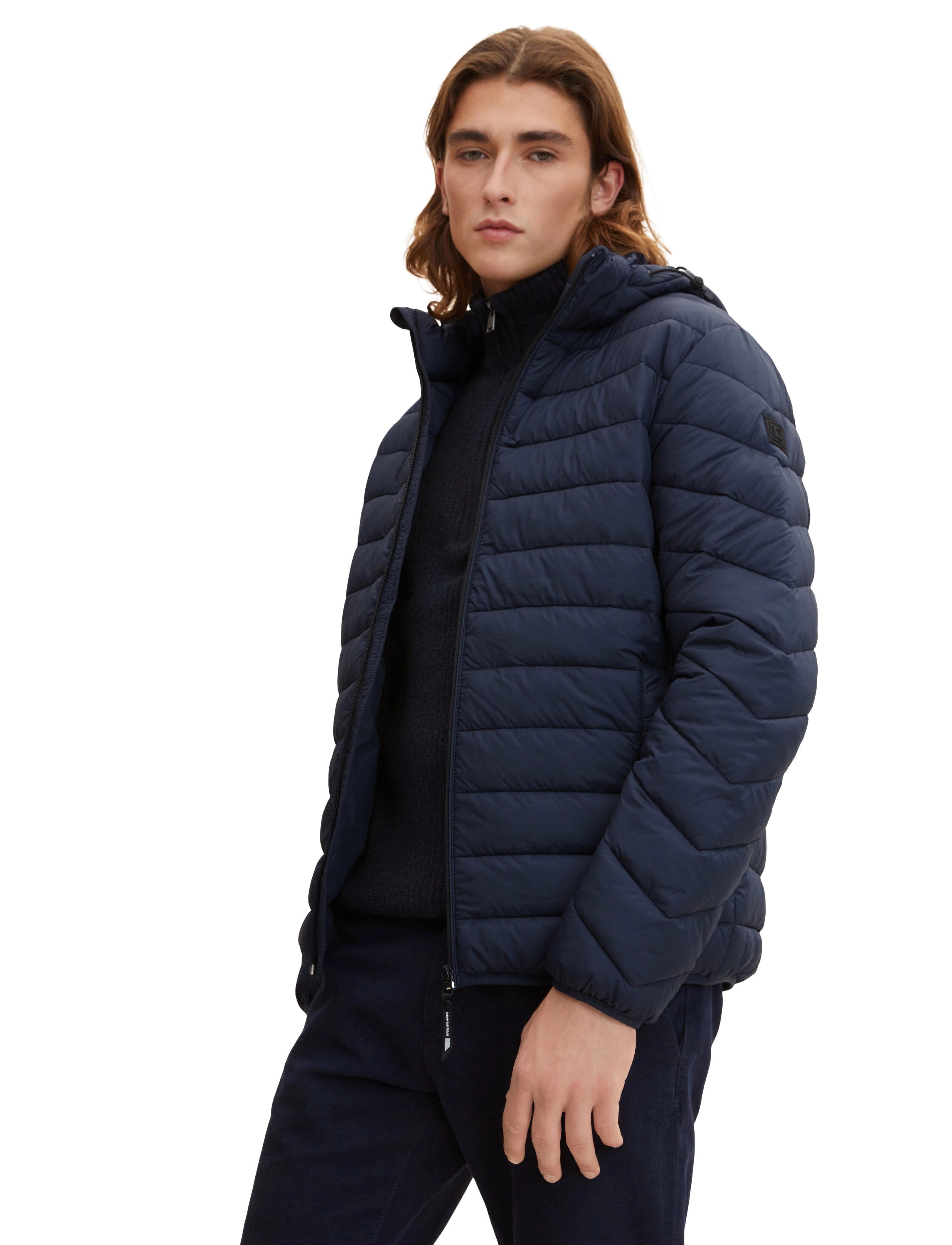Tom Tailor - light weight jacket with hood - sky captain blue - 4