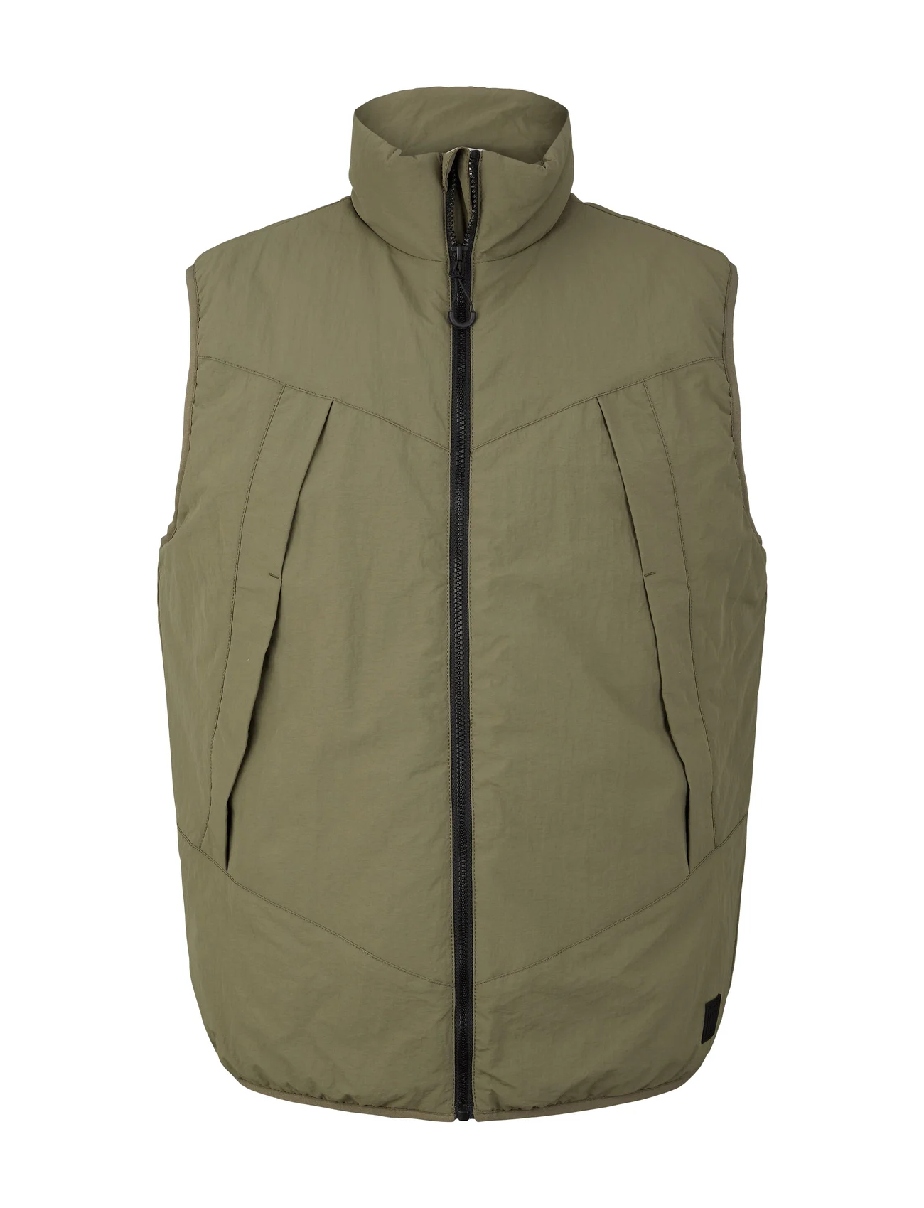 Tom Tailor - padded vest - vester - dusty olive green - 0