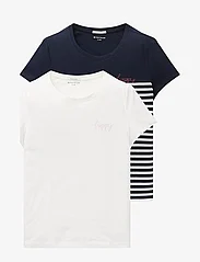 Tom Tailor - double pack t-shirt packaging - kurzärmelige - whisper white - 0