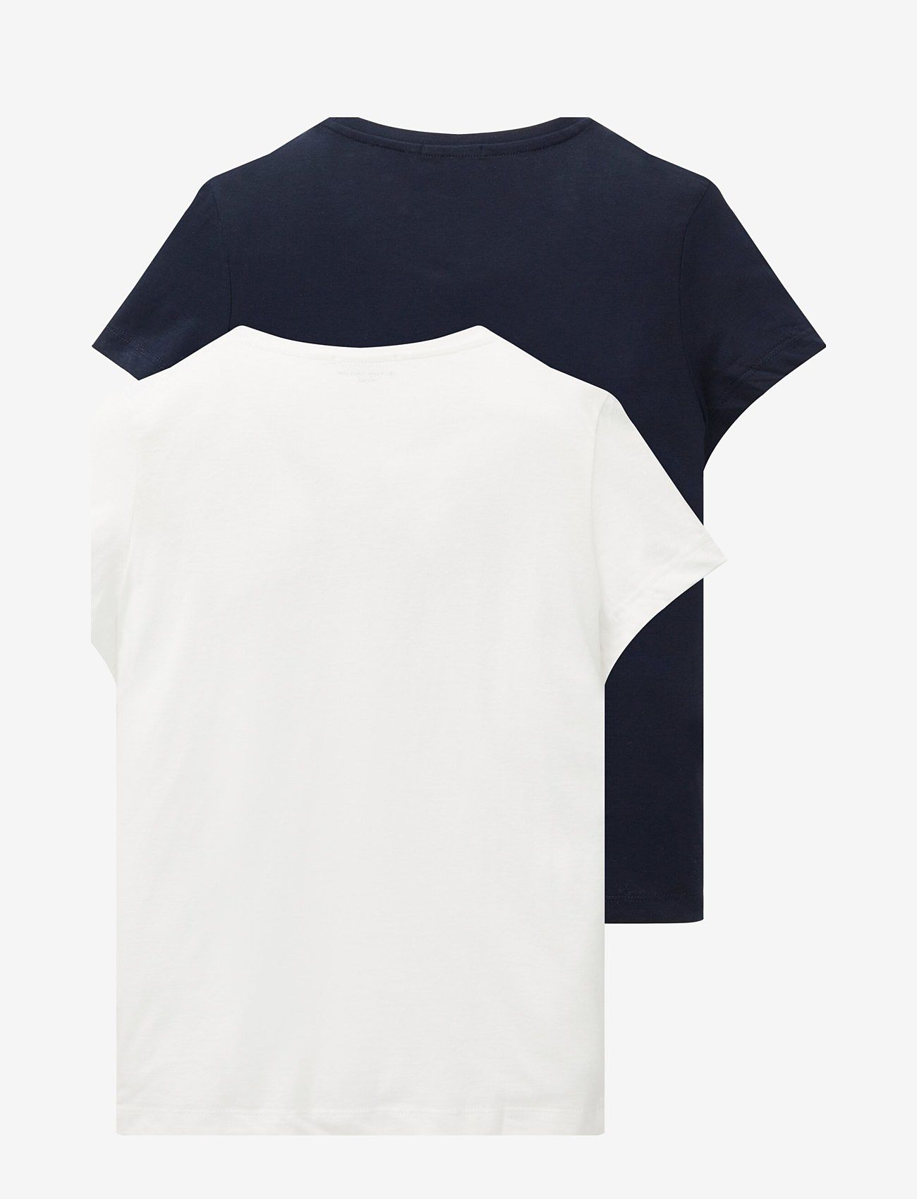 Tom Tailor - double pack t-shirt packaging - kurzärmelige - whisper white - 1