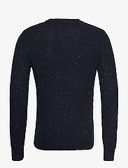 Tom Tailor - nep structured knit pullover - perusneuleet - navy melange nep structure - 1