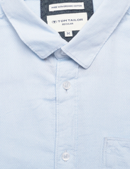 Tom Tailor - structured shirt - basic skjortor - light blue white structure - 4