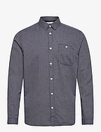 structured shirt - NAVY WHITE STRUCTURE