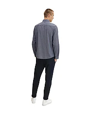 Tom Tailor - structured shirt - die niedrigsten preise - navy white structure - 6
