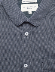 Tom Tailor - structured shirt - basic skjortor - navy white structure - 3