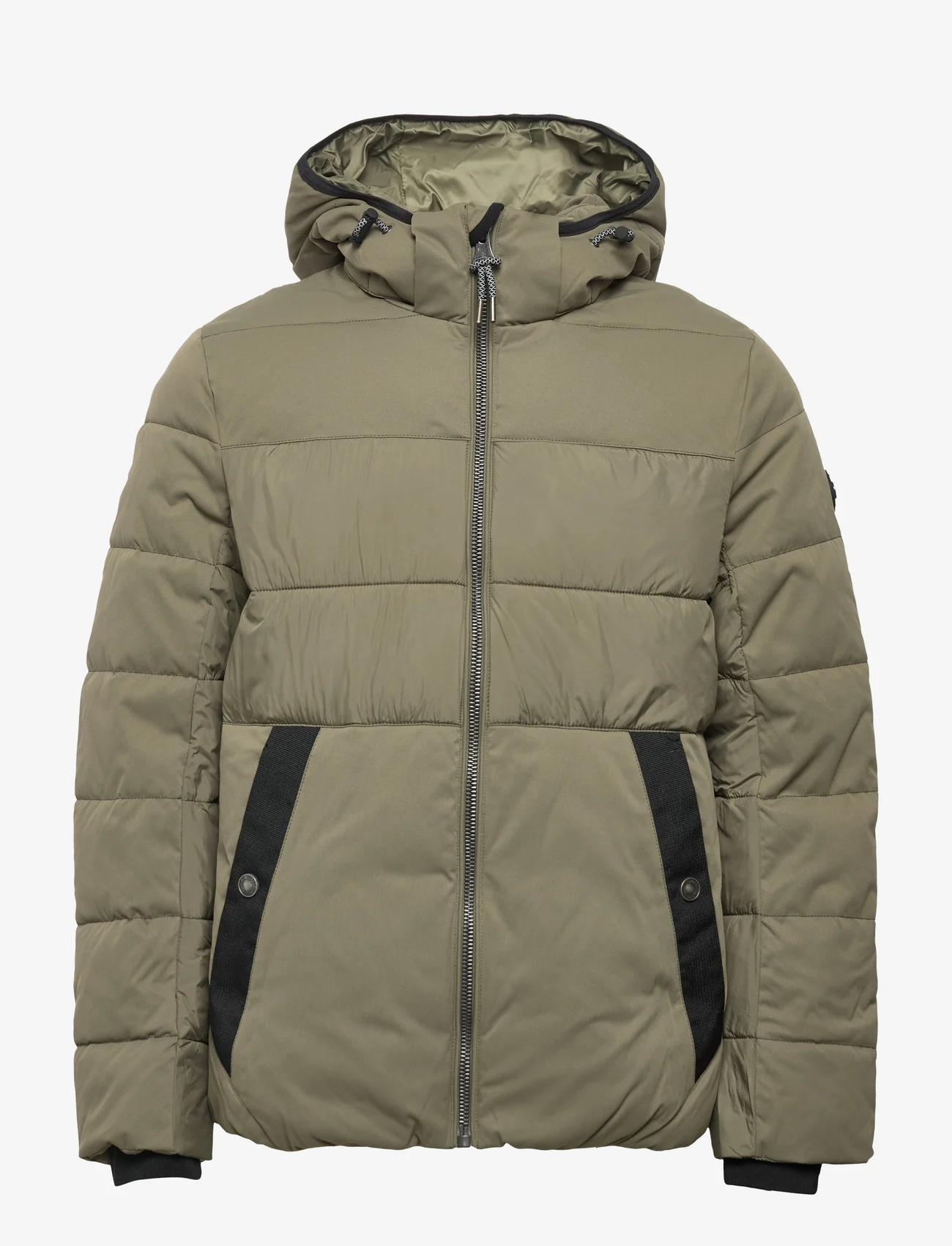 Tom Tailor - mat mix puffer jacket - winter jackets - dusty olive green - 0