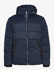 Tom Tailor - mat mix puffer jacket - winter jackets - sky captain blue - 0