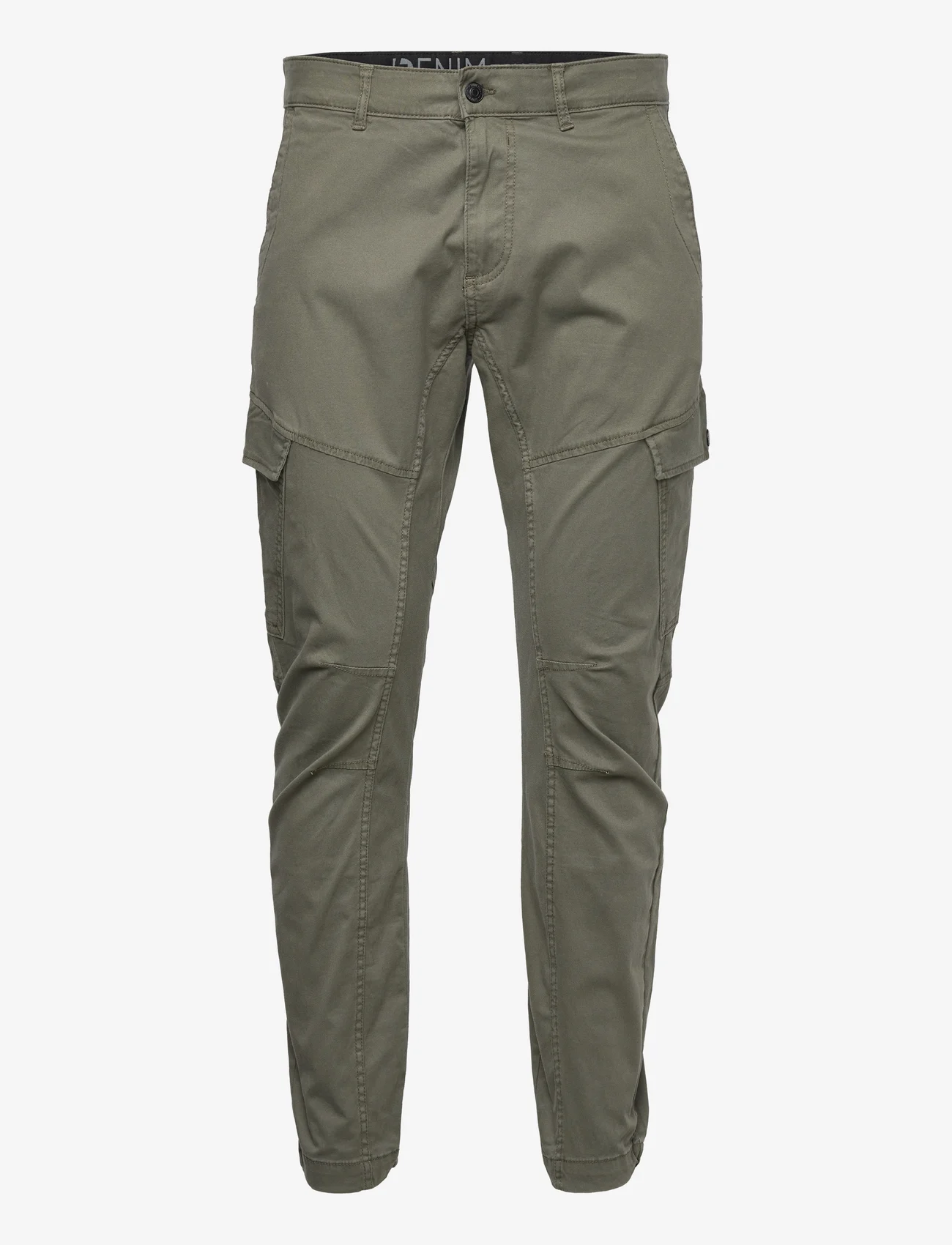 Tom Tailor - slim cargo pants - cargobyxor - dusty olive green - 0