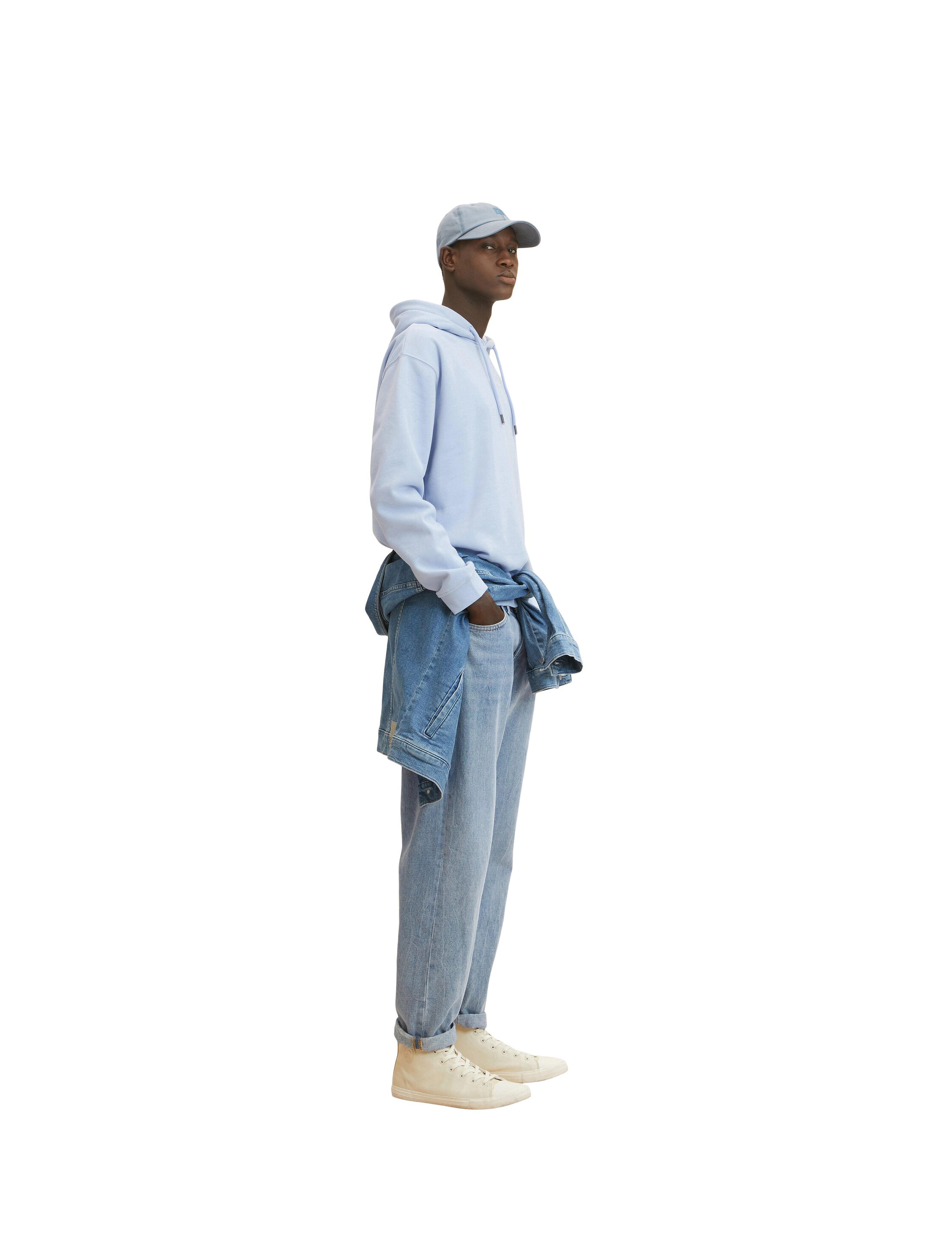 Tom Tailor - hoody with print - brunnera blue - 3