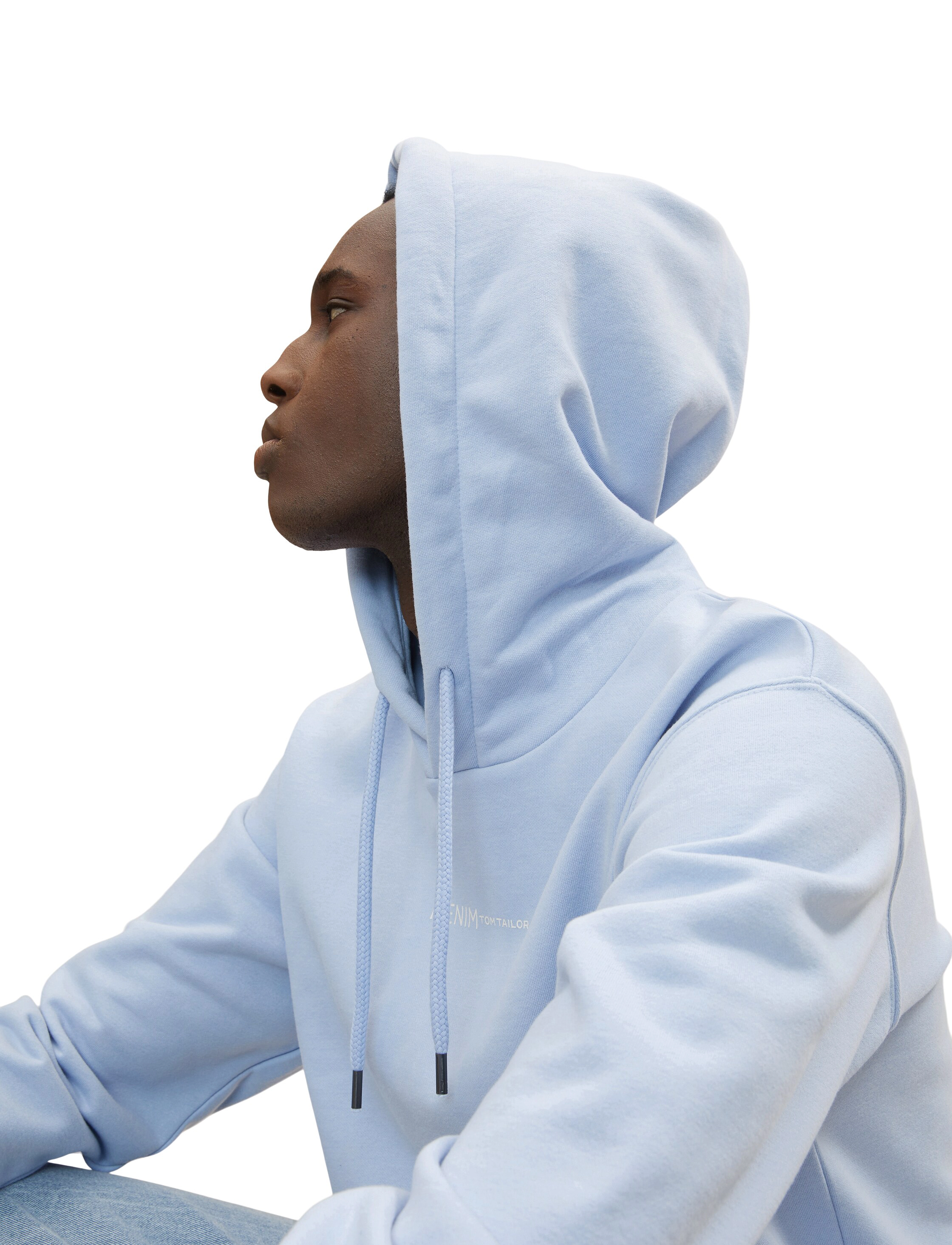 Tom Tailor - hoody with print - brunnera blue - 4