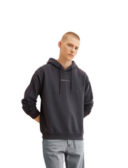 Tom Tailor - hoody with print - hoodies - coal grey - 2