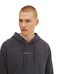 Tom Tailor - hoody with frontprint - hoodies - coal grey - 4