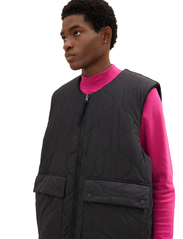 Tom Tailor - reversible teddy vest - vests - black - 5