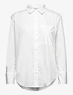 blouse poplin - WHISPER WHITE