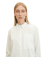 Tom Tailor - blouse poplin - langärmlige hemden - whisper white - 2