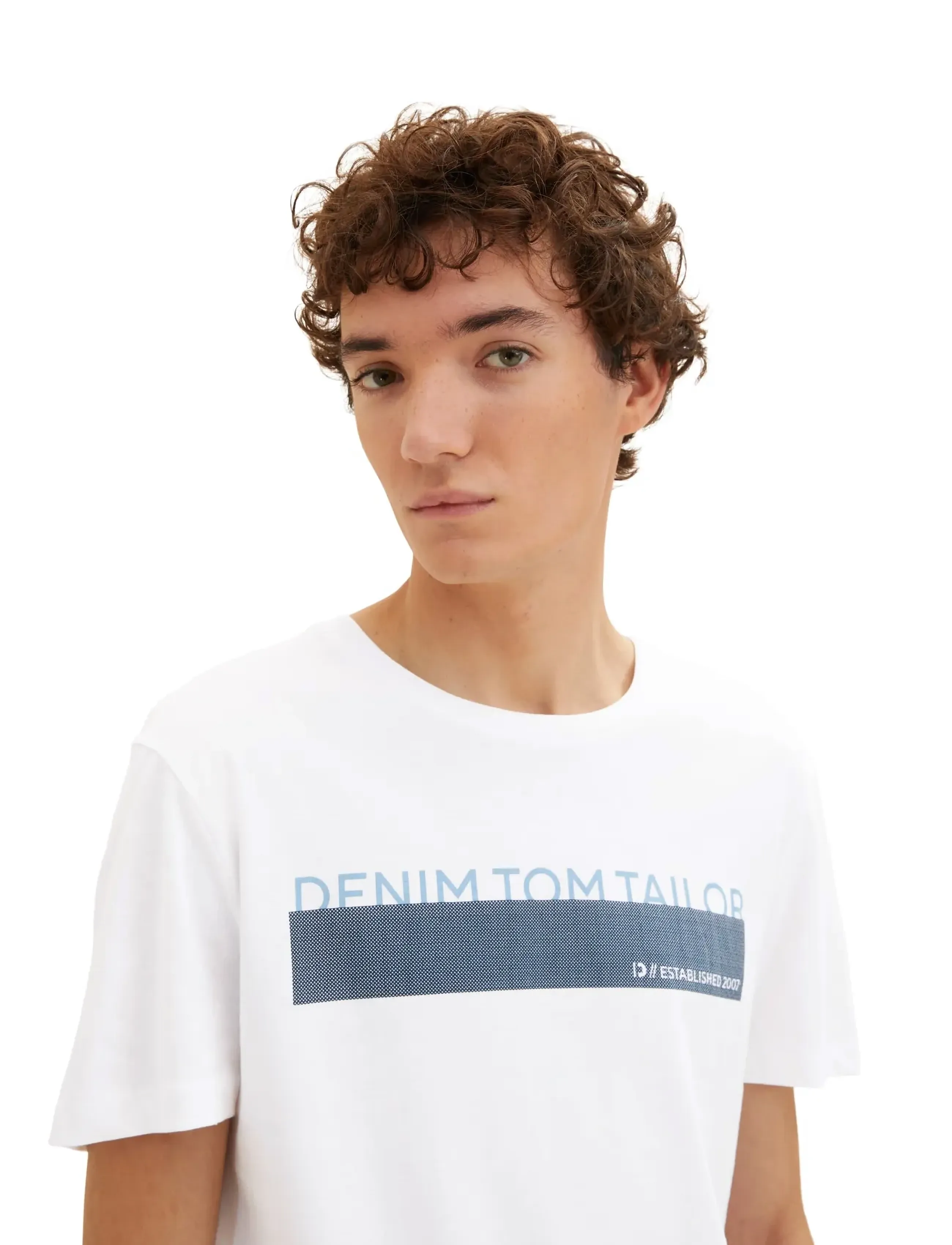 T-shirt marinblå / ljusblå / svart 6