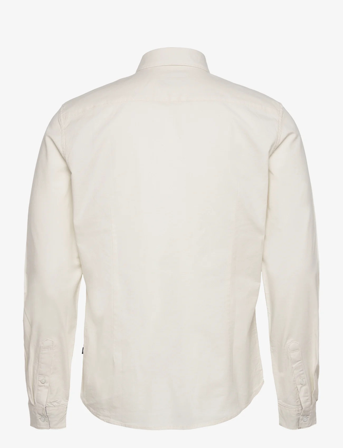 Tom Tailor - fitted stretch oxford shirt - laveste priser - vintage beige - 1