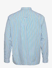 Tom Tailor - relaxed stripe shirt - avslappede skjorter - sky blue off white stripe - 1
