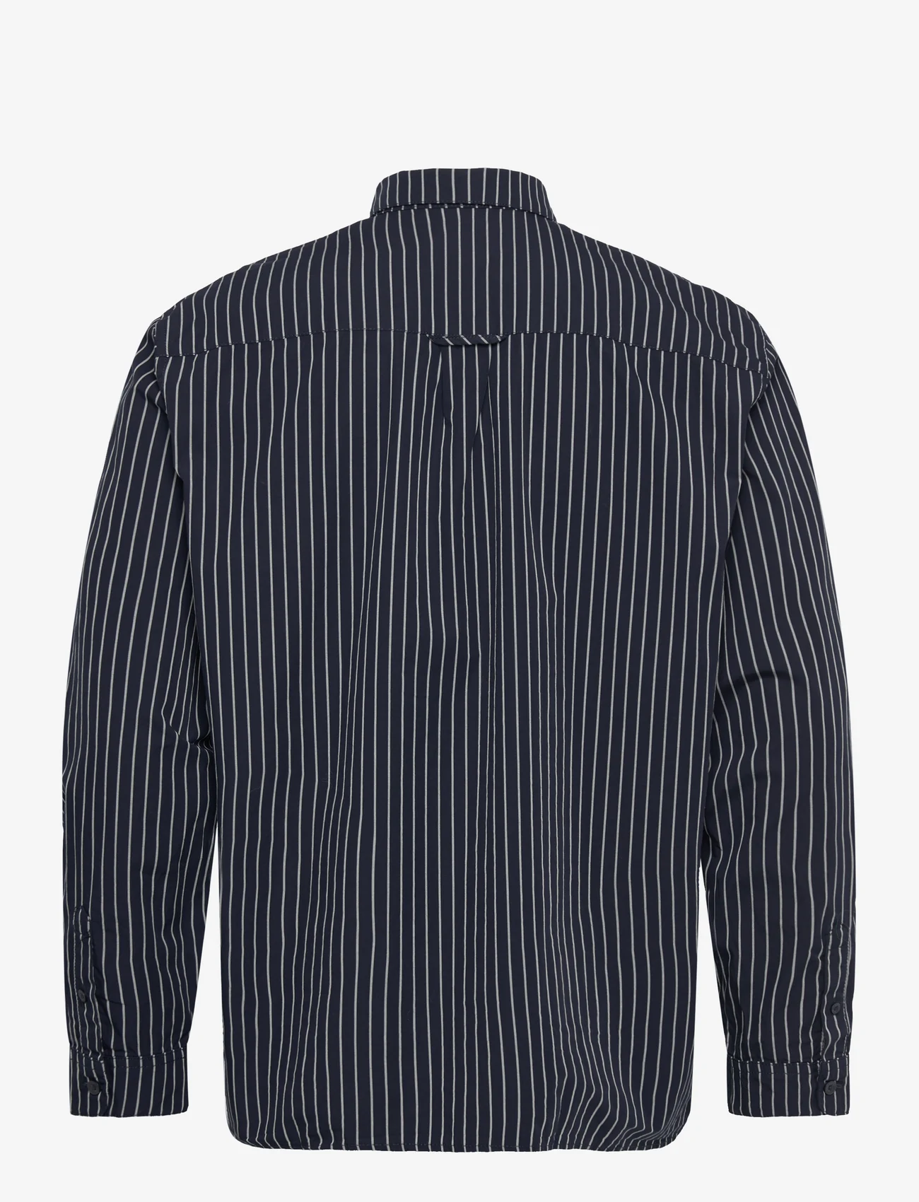 Tom Tailor - relaxed stripe shirt - laveste priser - navy off white stripe - 1