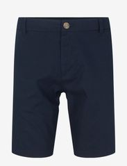 regular cotton linen shorts - SKY CAPTAIN BLUE