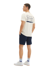 Tom Tailor - regular cotton linen shorts - chino-shortsit - sky captain blue - 5