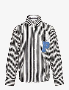 striped artwork shirt, Tom Tailor