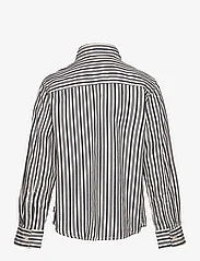 Tom Tailor - striped artwork shirt - pitkähihaiset kauluspaidat - navy off white stripe - 1