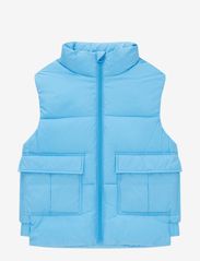 lightweight puffer vest - RAINY SKY BLUE